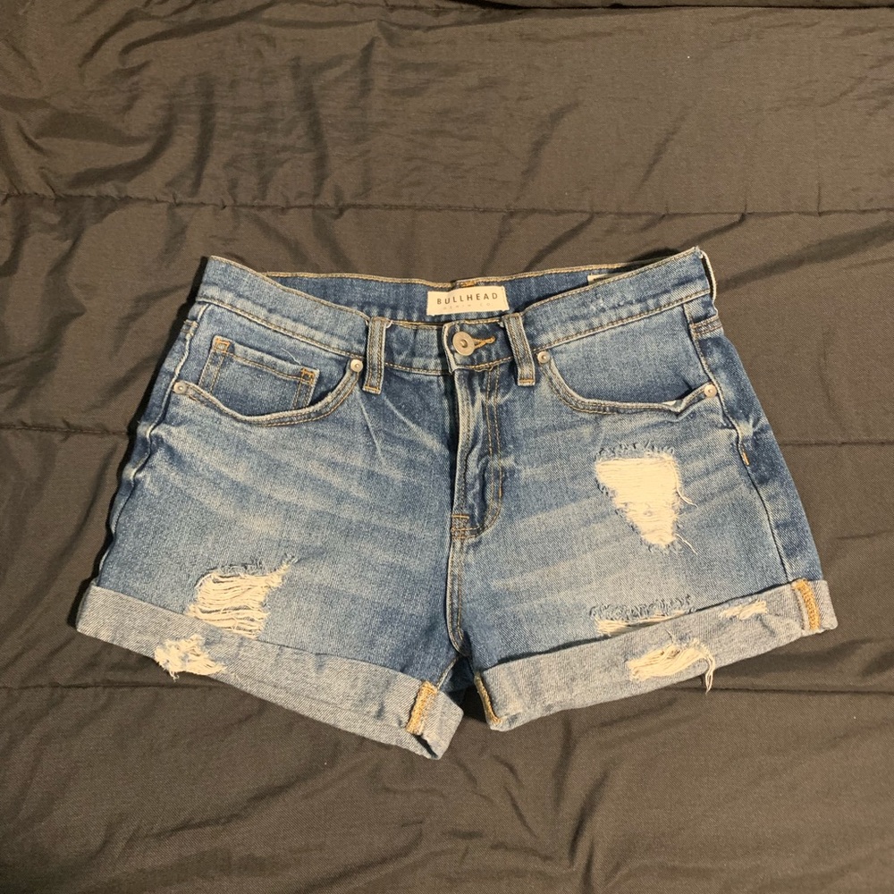 Jean boyfriend shorts